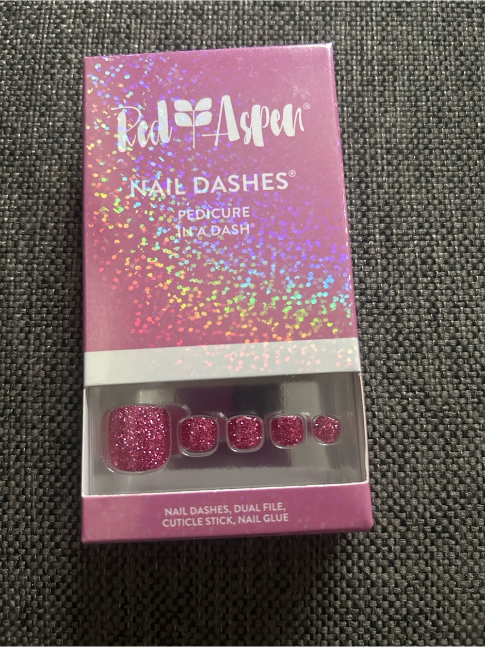 Red Aspen PEDI Nail Dashes